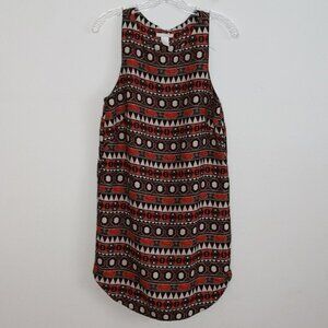 H&M Red and Black Tank Mini Dress